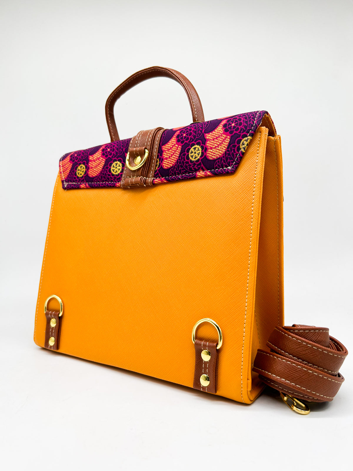 Lerato Handbag Orange - DR PACHANGA